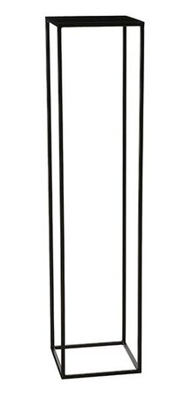 Bijzettafel goa l23b23h100cm zwart