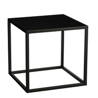 Bijzettafel goa l30b30h29cm zwart