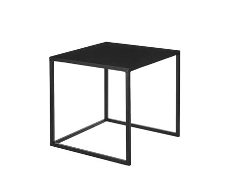 Bijzettafel goa l35b35h33cm zwart
