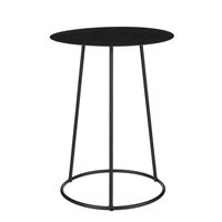 Bijzettafel mikki d45h60cm zwart