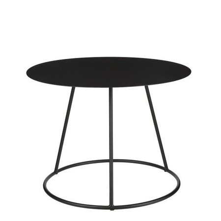 Bijzettafel mita d60h44.5cm zwart