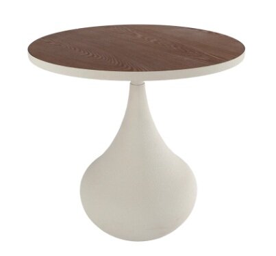 Bijzettafel mtl/ht 50x50x48cm beige