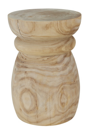 BIJZETTAFEL PAULOWNIA HOUT NAT