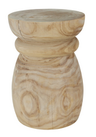 BIJZETTAFEL PAULOWNIA HOUT NAT