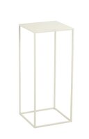 Bijzettafel quinty 25x25x60cm offwhite