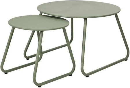 BIJZETTAFEL SET VAN 2, GROEN