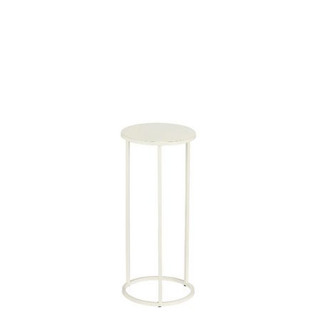 Bijzettafl quinty d32h70cm offwhite