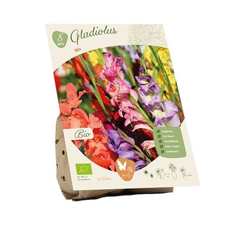 Bio - gladiolus mix 8st