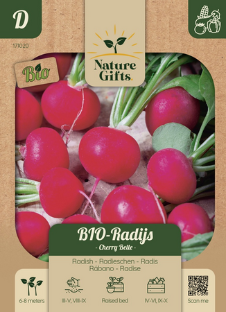 Bio radijs cherry belle per 8m