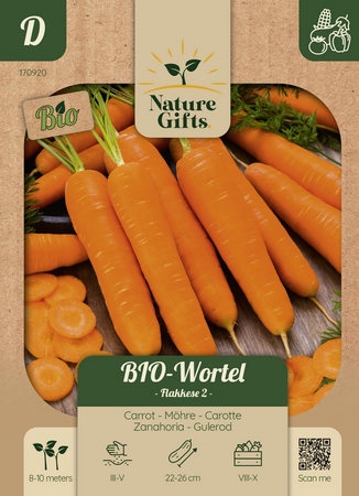 Bio wortel herfst- en bewaarwortel 9m