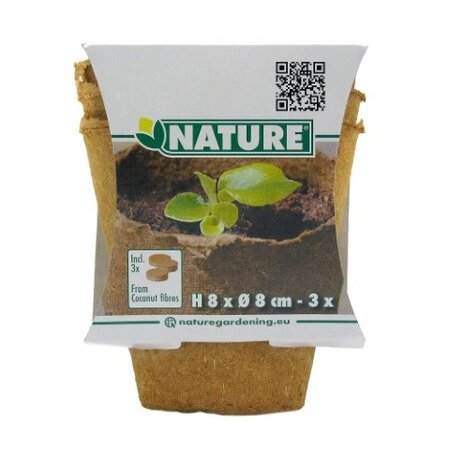 Biopot + kweektablet h8d8 set 3st - afbeelding 1