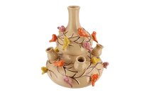 BIRD VASE SAND BUBBLES 28X32CM