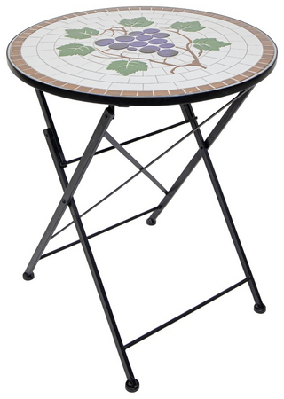 Bistrotafel grapevine d60h71cm zwart