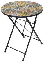 Bistrotafel malaga d60h71 zwart