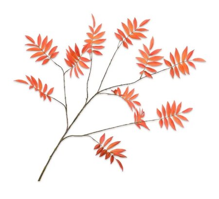 Bladtak l159cm oranje