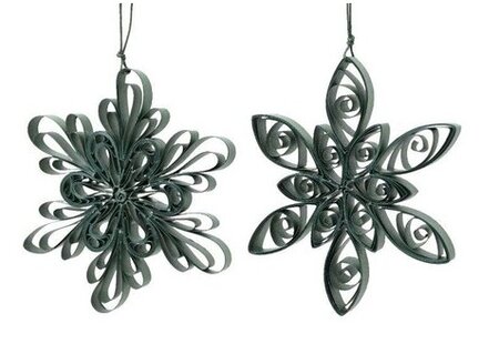 Bloem papier d12.1h1cm rsmrn per stuk