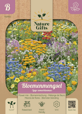 Bloemenmengsel lage zomerbloemen 2m2