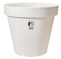 BLOEMPOT E&K ROND 60CM WIT