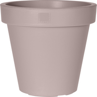 BLOEMPOT EK ROND 40CM TAUPE