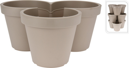 BLOEMPOT EK STAPELBAAR 44CM