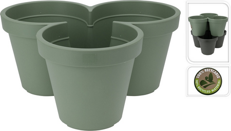 BLOEMPOT EK STAPELBAAR 44CM