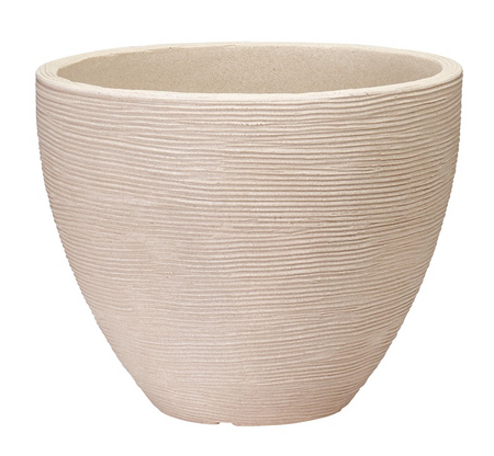 BLOEMPOT GERIBBELD, DIA 40CM X