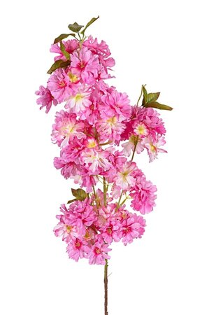 Bloesemsteel l92cm dk roze