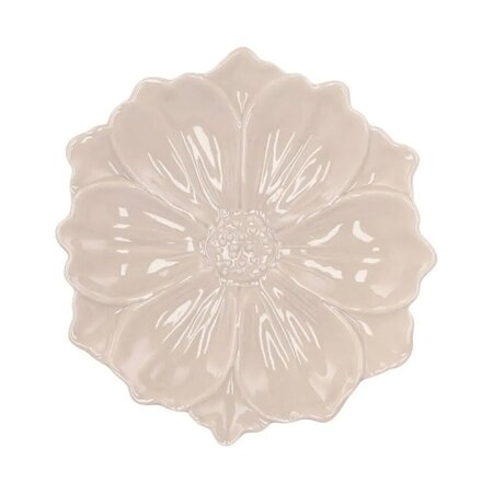 BLOOM COSMEA PLATE GREY/BLUE 24x24x4CM