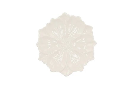 BLOOM COSMEA PLATE WHITE 18x18x4CM