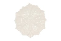 BLOOM COSMEA PLATE WHITE 24x24x4CM