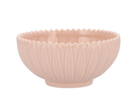 BLOOM DAISY DREAMY PEACH BOWL 18X18X9CM
