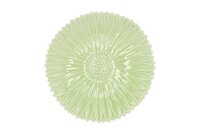 BLOOM DAISY PLATE GREEN 24x24x4CM