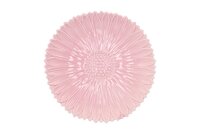 BLOOM DAISY PLATE LIGHT PINK 24x24x4CM