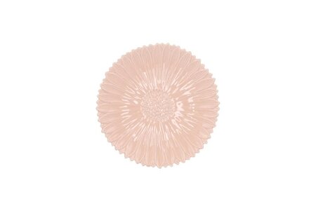 BLOOM DAISY PLATE PEACH 11x11x2CM