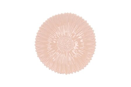 BLOOM DAISY PLATE PEACH 17x17x4CM
