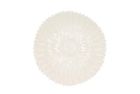 BLOOM DAISY PLATE WHITE 24x24x4CM