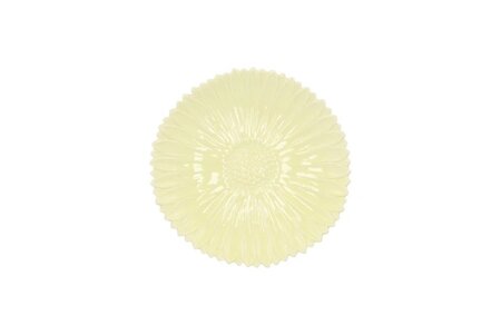 BLOOM DAISY PLATE YELLOW 11x11x2CM