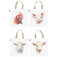 Boodschappentas boerderij 40x40 a4