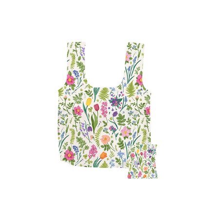 Boodschappentas floraal 40x40cm