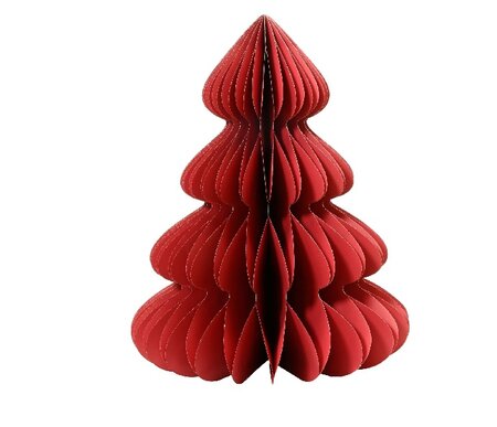 Boom papier d48h60cm rood