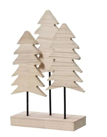 Boom paulownia l10b24h45cm naturel