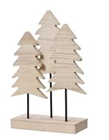 Boom paulownia l10b24h45cm naturel