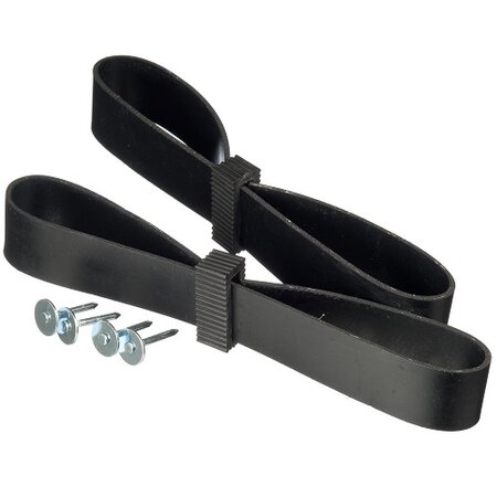 Boomband rubber/canv. l60b3.8cm 2st - afbeelding 1