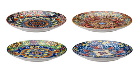 BORD DIA 20CM PORSELEIN per stuk