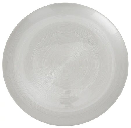 BORD GLAS DIA 32CM WIT