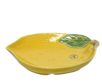 Bord porselein citroen h22cm geel - afbeelding 3