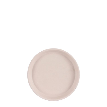 Bord stan d18h2.5cm creme