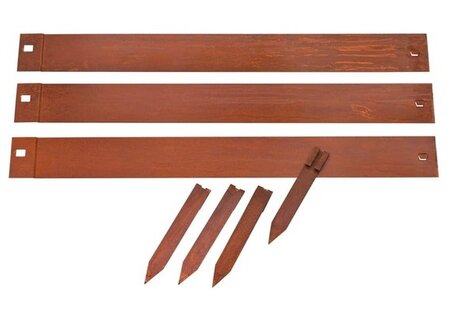 Borderrand cortenst s3 h10.2x91.4cm