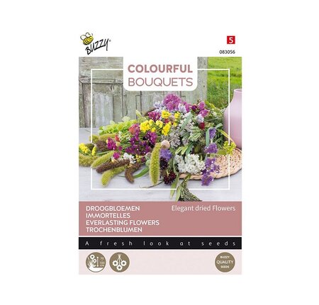 Bouquets elegant dried flowers