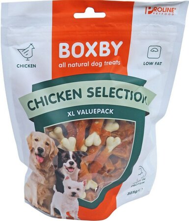Boxby chicken sel. valuebag 325g